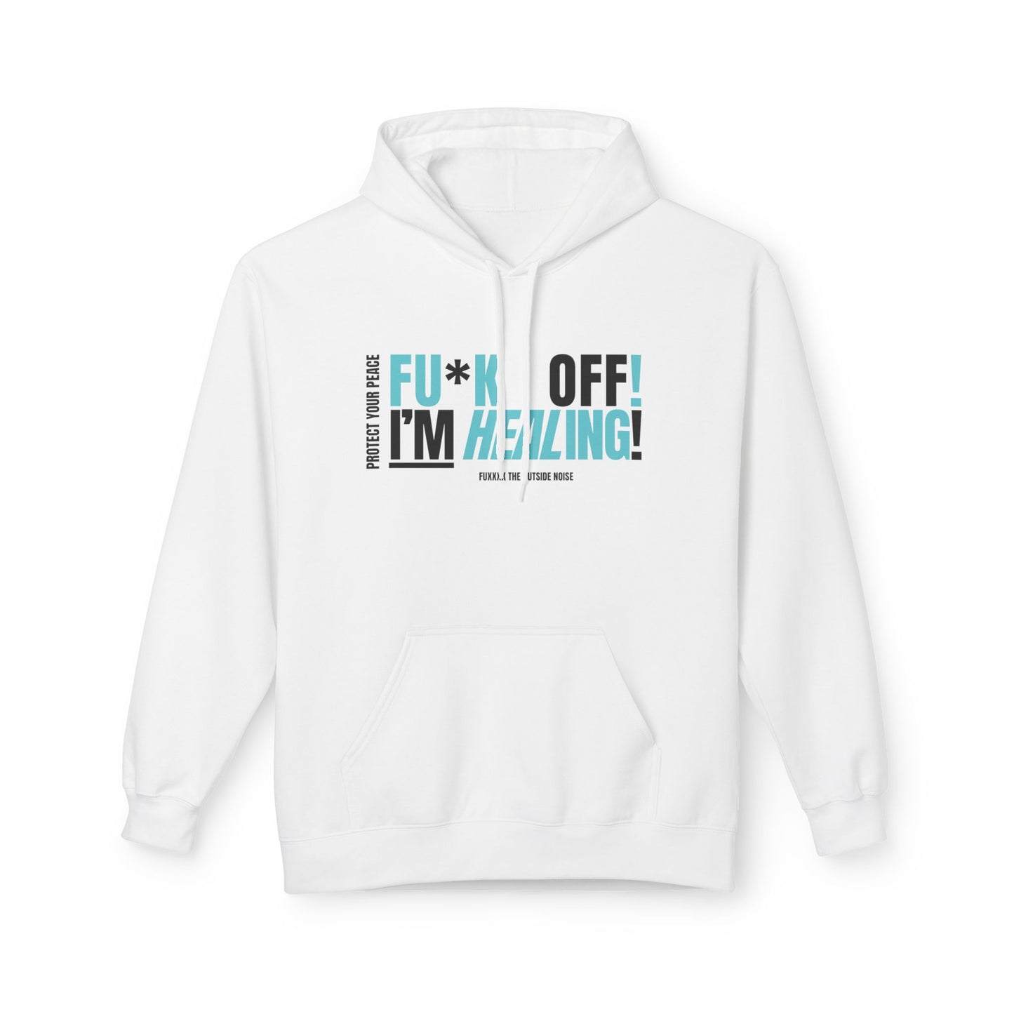 Stamped Fu*k Off Hoodie