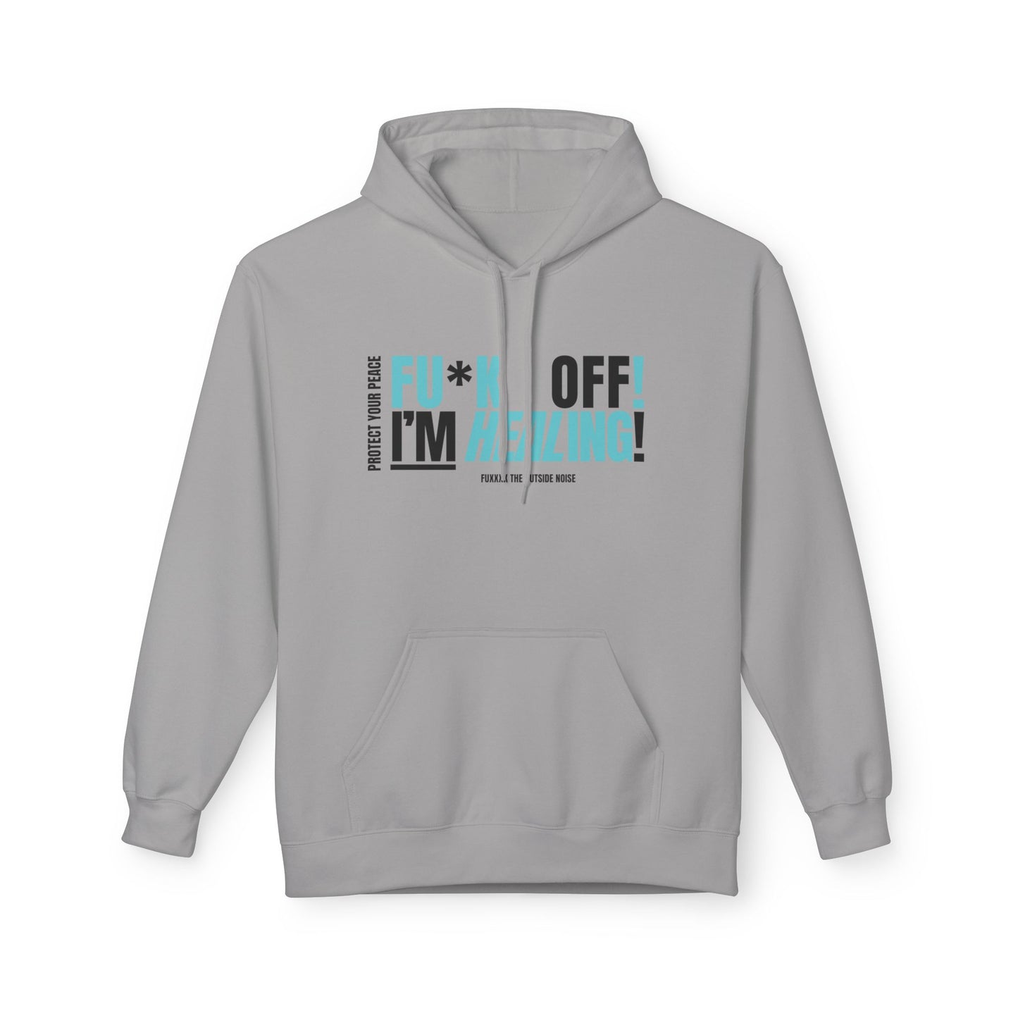 Stamped Fu*k Off Hoodie