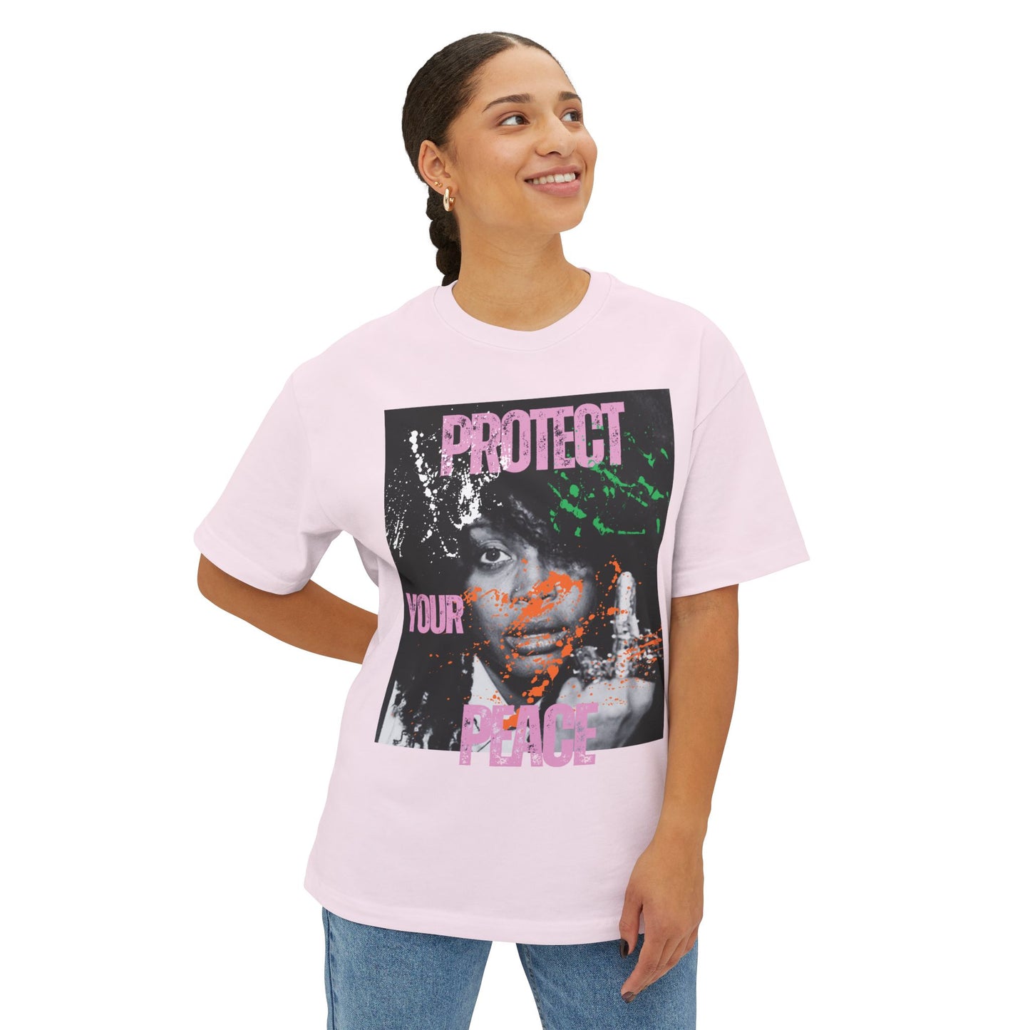 PROTECT YOUR PEACE OVERSIZED TEE