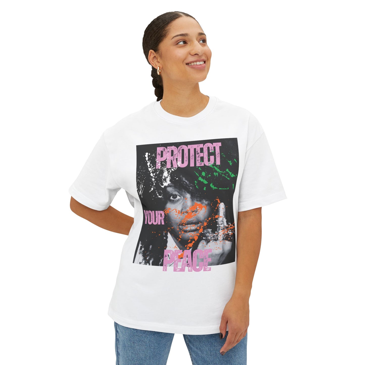 PROTECT YOUR PEACE OVERSIZED TEE